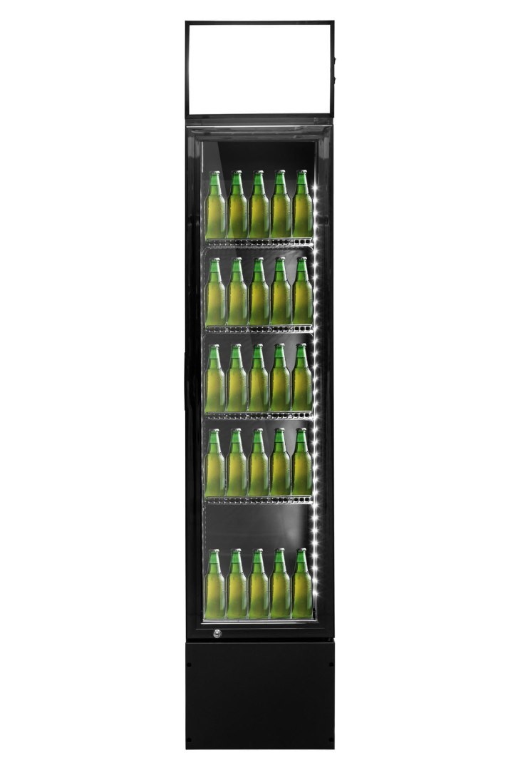 Szafa chłodnicza przeszklona czarna Resto Quality RQ216-BLACK